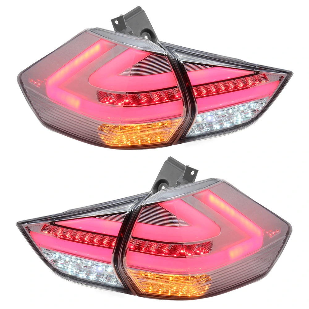 4PCS LED Taillight Assembly with PMMA Lens Replacement for Nissan X‑trail 2014‑2017