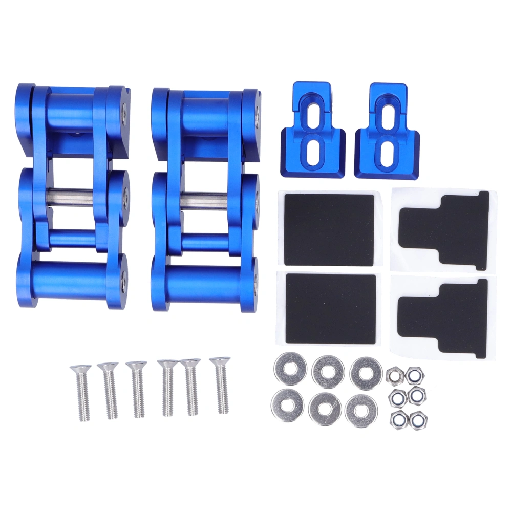 Hood Latches Kit Engine Bonnet Catch Fit for Jeep Wrangler JK 2 Door &amp; Unlimited 4 Door 2007-2017(Blue )