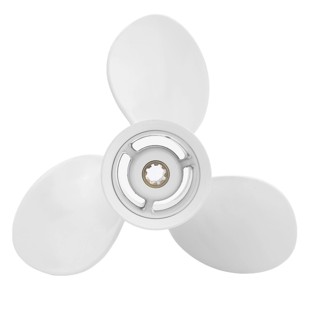 9‑1/4x10in Outboard Propeller 3 Blades 8 Tooth 63V‑45952‑00 Fit for Yamaha 9.9/15hp Outboard