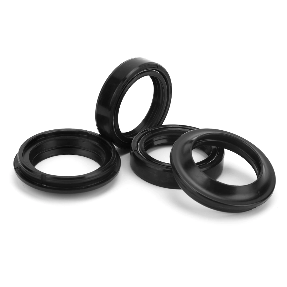 4Pcs Oil Seal Front Fork Damper Absorber Rubber Dust Cover Fit for CBR250 CBR 19 NC 22 VT250 GZ150‑A CQR 250