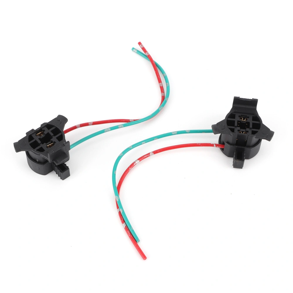 2pcs Tail Lamp Bulb Holder Socket Mount Adapter with Wire Fits for Mitsubishi Outlander