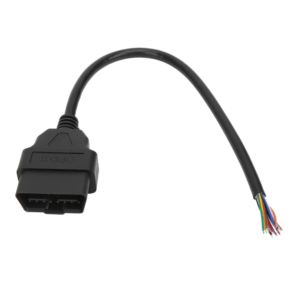 OBD2 Plug Adapter 16Pin Male Cable Connector Diagnostic Tool Fitting for ELM327 Extension 30cm