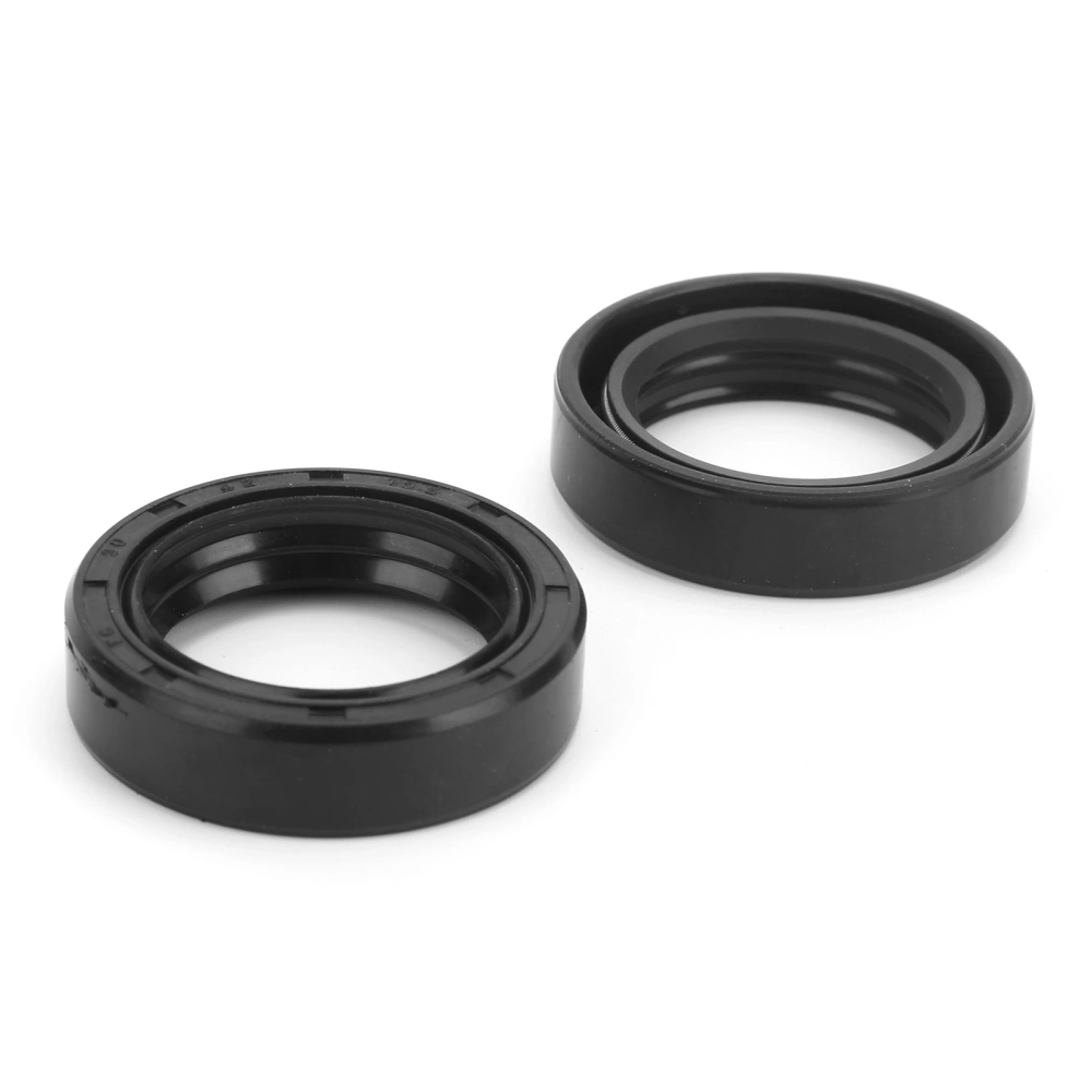 2Pcs Oil Seal Motorcycle Front Fork Damper Absorber Rubber Dust Cover Fit for Haojue 42x30x10.5mm