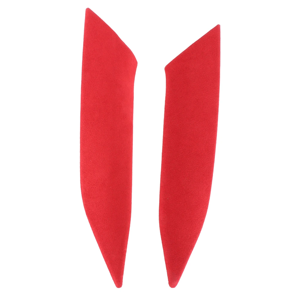 BuyWeek 2pcs Suede Gear Shifter Side Panel Cover Trim Fit for 3 Series G20 G28 2019‑2021 LHDRed