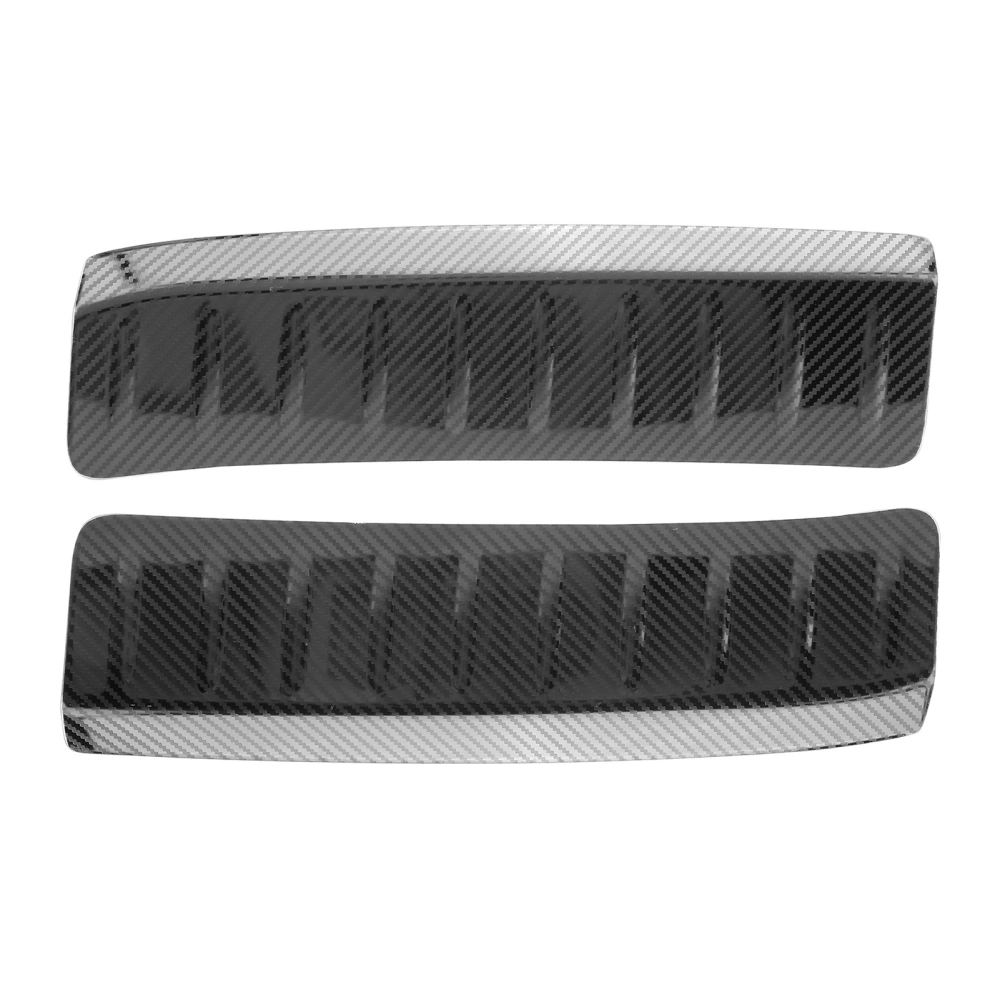 BuyWeek 2pcs Rear Interior Bumper Sill Plate Guard Cover Protector Fit for Harrier Venza XU80 2020 2021Carbon Fiber Style