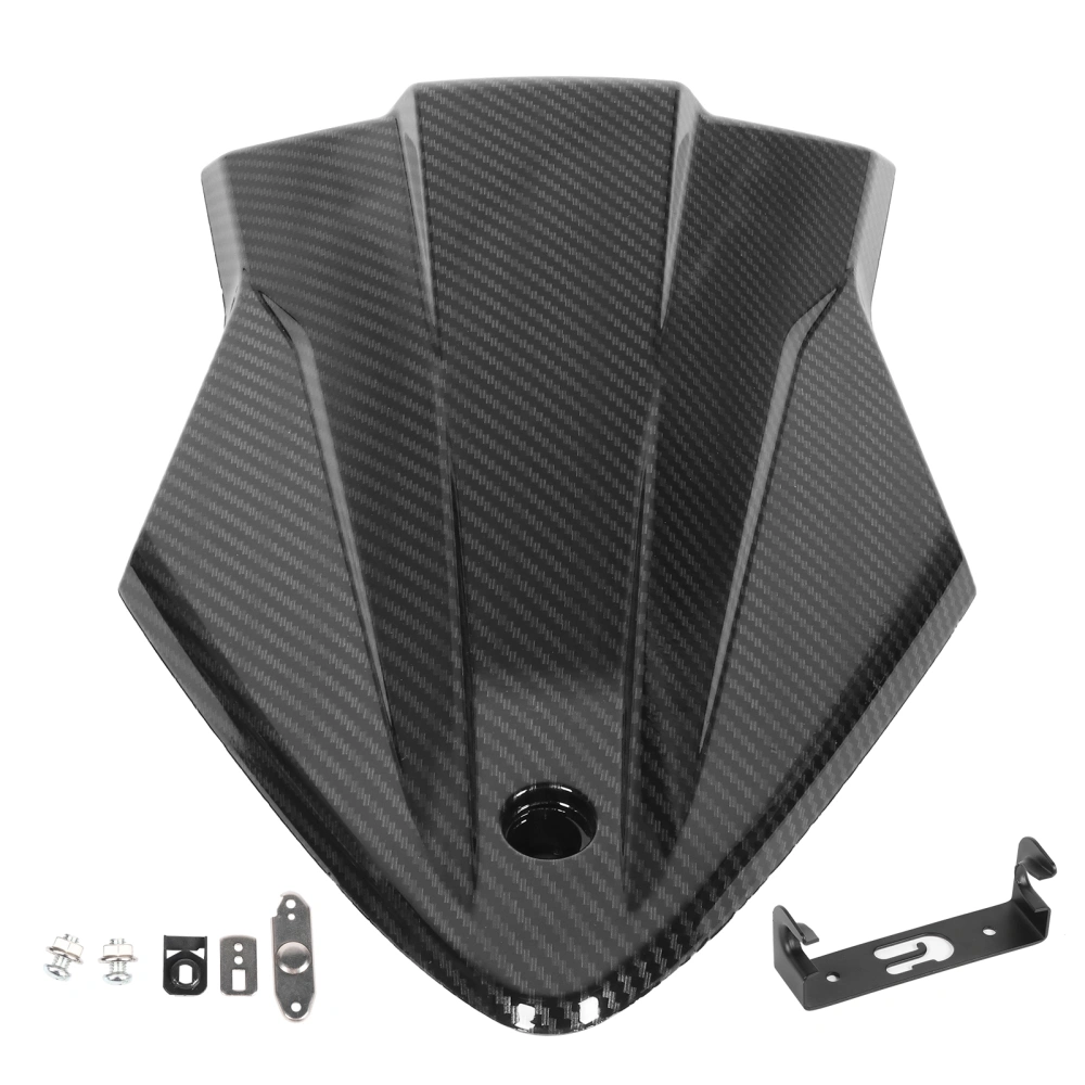 Carbon Fiber Style Motorcycle Passenger Seat Fairing with Mounting Accessory Fit for S1000R S1000RR 2015‑2019