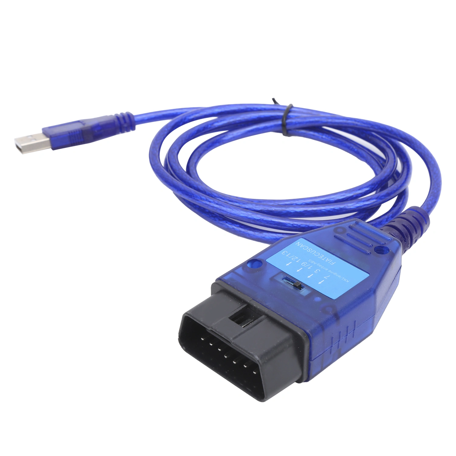BuyWeek ECU Scanner 4 Way Switch Cable Tool with Disk Auto Car Diagnostic Line USB Interface