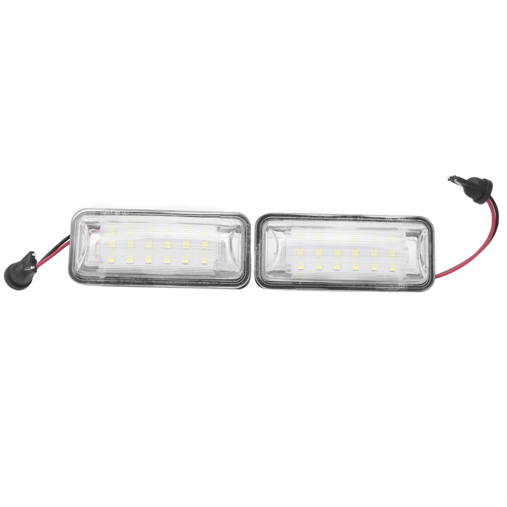 BuyWeek Car LED License Plate Light Accessory Fit for Subaru Impreza Sedan and Wagon 2011‑2020