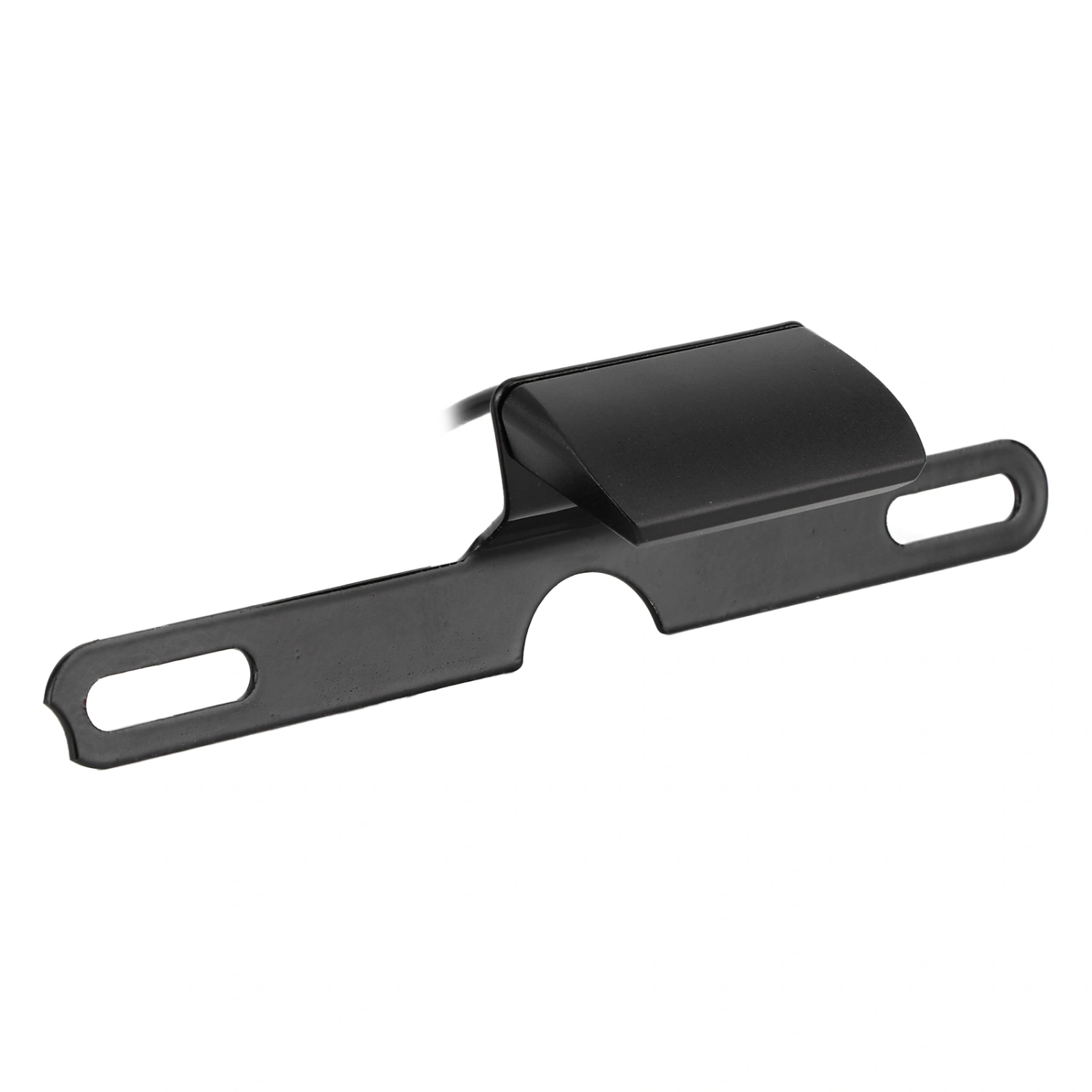 Universal Motorcycle License Plate Light CNC Aluminium Rear Tag Lamp 6 LED Tail Mount LightingBlack