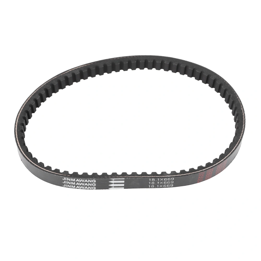 Drive Belt Replacement Motorbike Transmission Part Hard Rubber 669‑18‑30 Fit for GY6‑60 Motorcycle