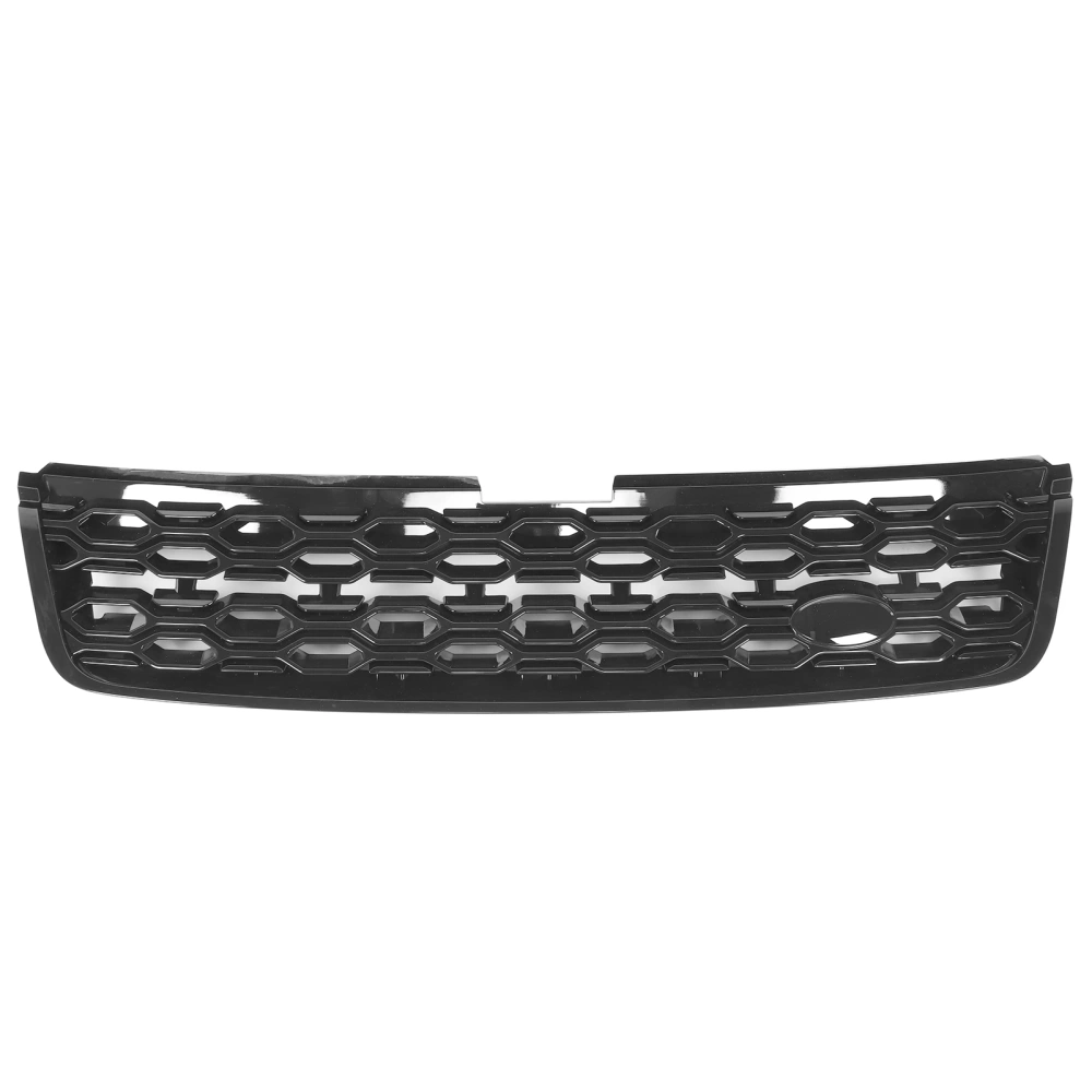 BuyWeek Front Bumper Mesh Grille Honeycomb Grill Piano Black Fit for Land Rover Discovery Sport 2020‑2021