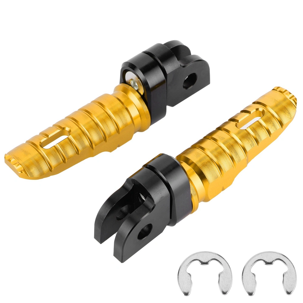 Motorcycle Front Footrests Front Left Right Pairs Fit for Yamaha MT‑03 MT‑25 MT‑07 MT‑09 R3 XJ6Gold