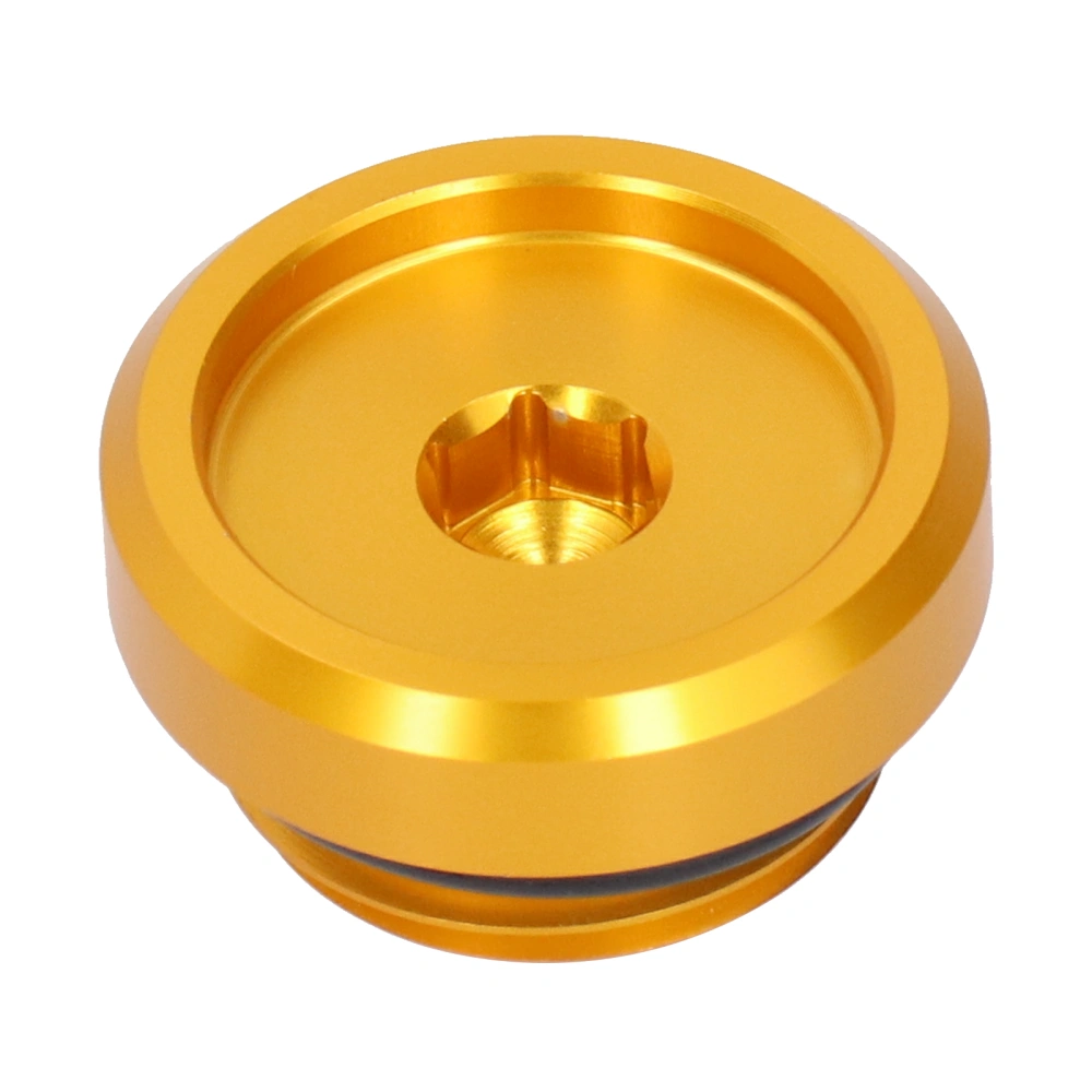 Oil Filler Cover Screw Motorbike Accessory Upgrade Parts Fit for YZFR6S 20062010(Gold )