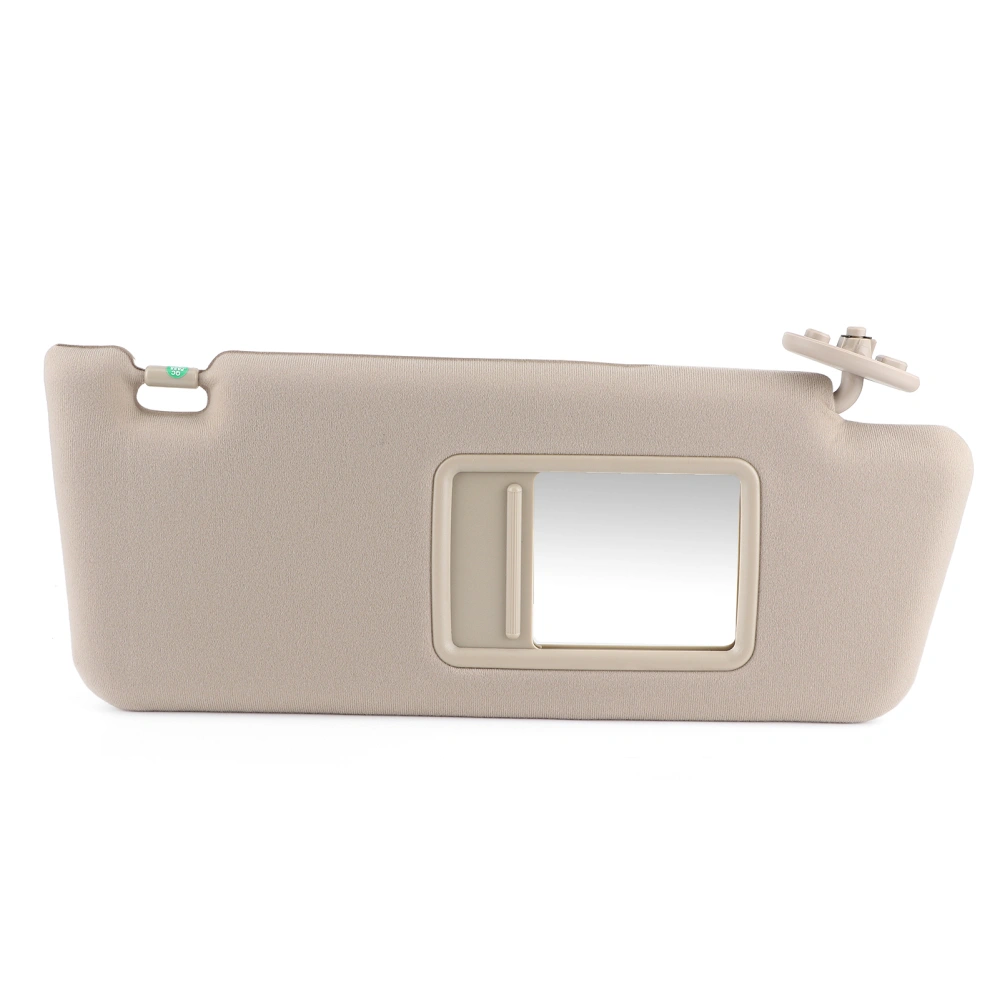 BuyWeek Passenger Side Windshield Sun Visor Beige 74310‑04081‑E0 Replacement Accessory