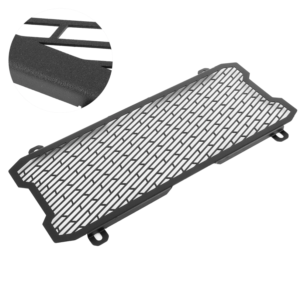 Motorcycle Radiator Grille Grill Guard Front Protector Fit for KAWASAKI Z650 2017‑2019Black