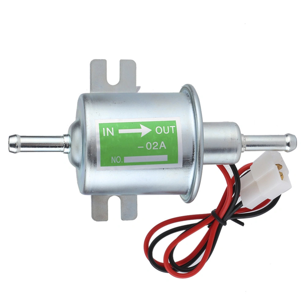 12V Inline Gas Diesel Electric Fuel Pump Low Pressure HEP&#8209;02A Universal Part for Car Truck Boat