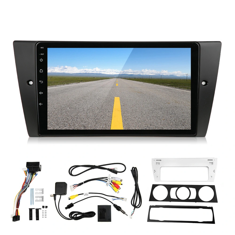 9in Car GPS Navigation for Android Full Touch Screen Bluetooth Stereo Radio Fit for E90 E91 E92