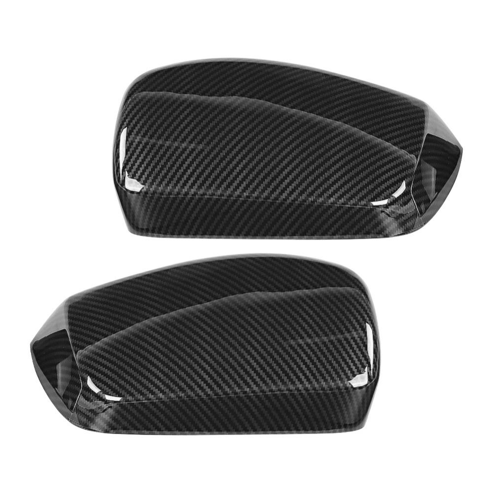 2pcs Rearview Mirror Cover Carbon Fiber Style CWBWM12RPLMT Fit for E60 E61 E63 E64 0308