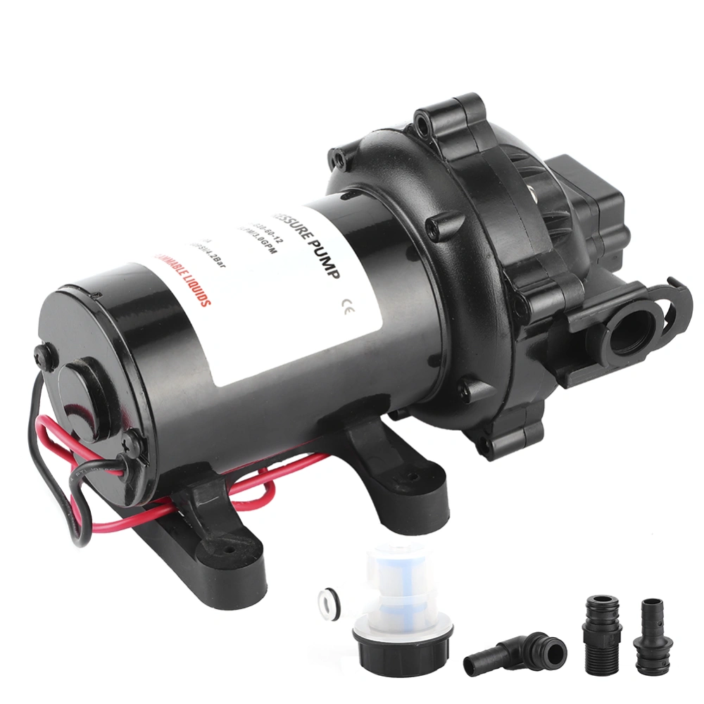 12V 60 PSI 3.0 GPM Diaphragm Pump SelfPriming Boat Marine RV Water Pump