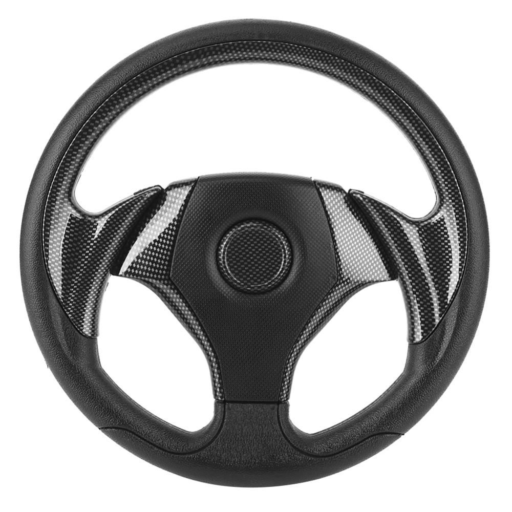 320mm/12.5in Car Steering Wheel 6 Bolts Hole Universal Auto Modified AccessoryCarbon Fiber Style