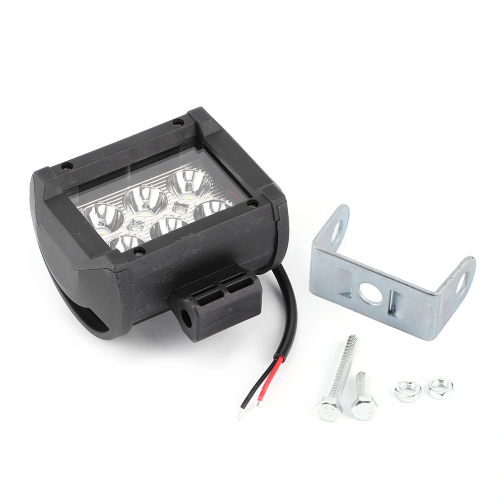 BuyWeek 4in 18W 6LED Work Light 6000K 1500LM Lamp Refitting for Car Motorcycle Off Road