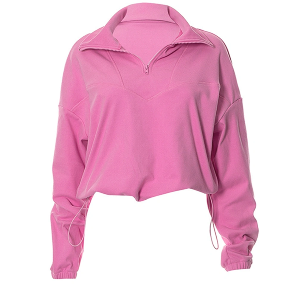 Women’s Oversized Sweatshirts Long Sleeve Quarter Zip Pullover Tops