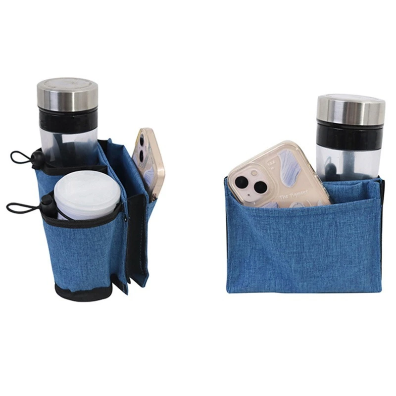 Oxford Cloth Luggage Cup Buggy Bag Beverage Bag Traveling Trolley Case Armrest Portable Water Cup Holder