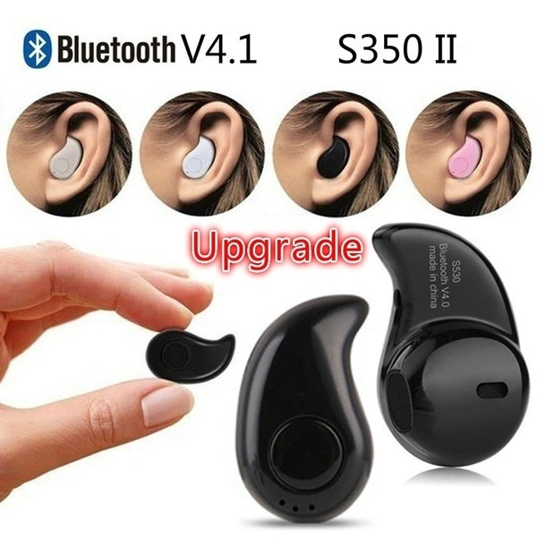 Mini Invisible Ultra Small Bluetooth 4.1 Stereo Earbud Headset with Microphone Support Hands-Free Calling for Smartphones and Perfect for Listening To Music At Work