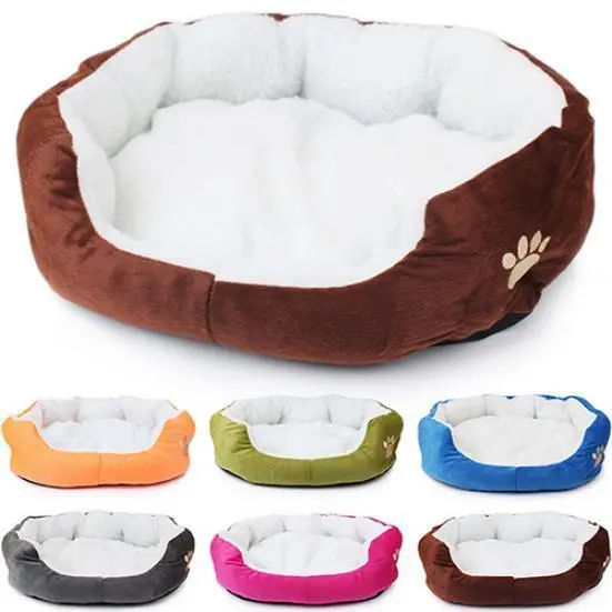 Winter Warm Dog Cat Puppy's Fashion Comfortable Soft Pad Bed Pet Cushion Mat