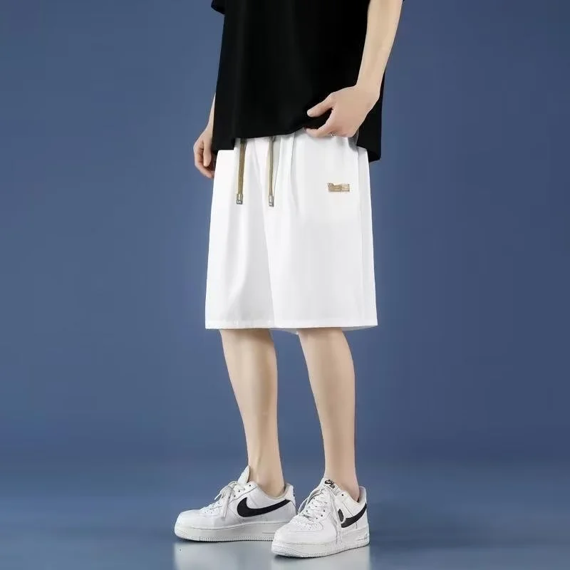 Men's Summer Thin Loose Casual Cropped Pants
