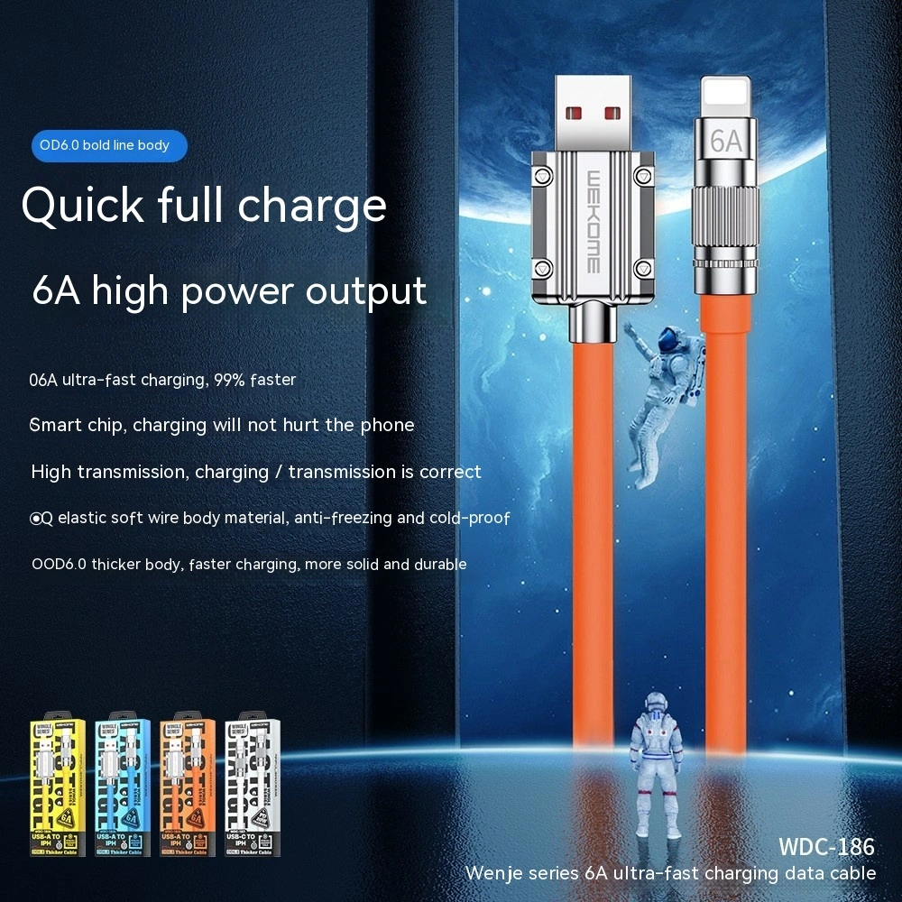 Zinc Alloy Fast Charge 100W Charging Cable