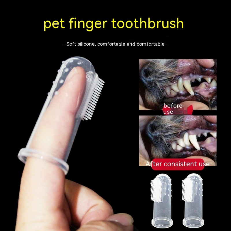 New Pet Finger Silicone Toothbrush