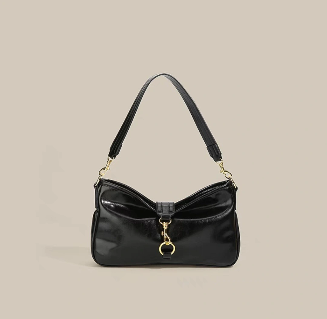 Commuter Underarm Bag All-match Solid Color Crossbody