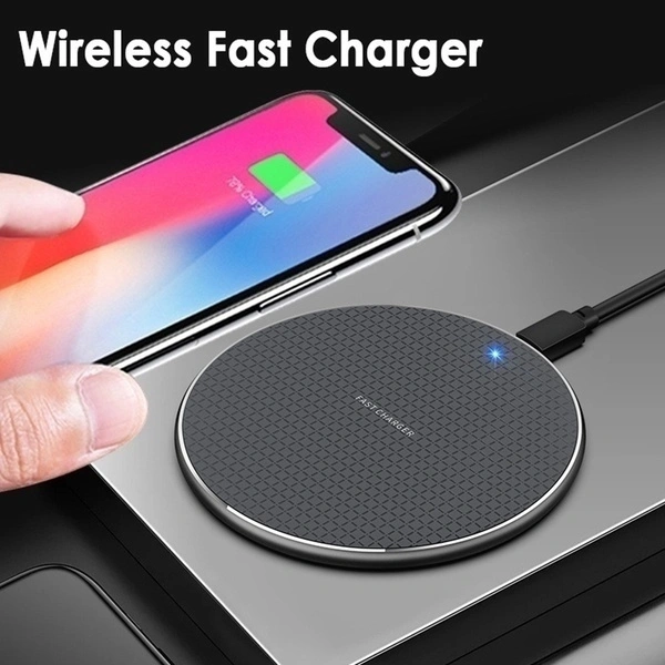 Qi Wireless Charger Pad 5W/7.5W/10W Fast Charging Dock for iPhone Samsung Huawei Xiaomi MotorolaLG HTC Nokia Sharp Sony Google BlackBerry