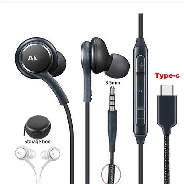 AK Earphone With control Speaker 3.5mm In-ear with Mic wired headset for huawei Samsung Galaxy S10