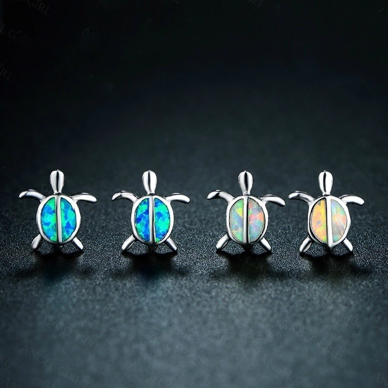 Turtle Stud Earrings For Women