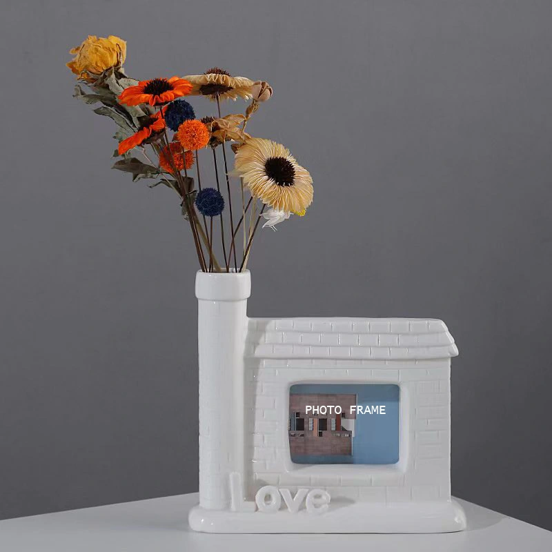 Ceramic Photo Frame Vase Creative European And American Home