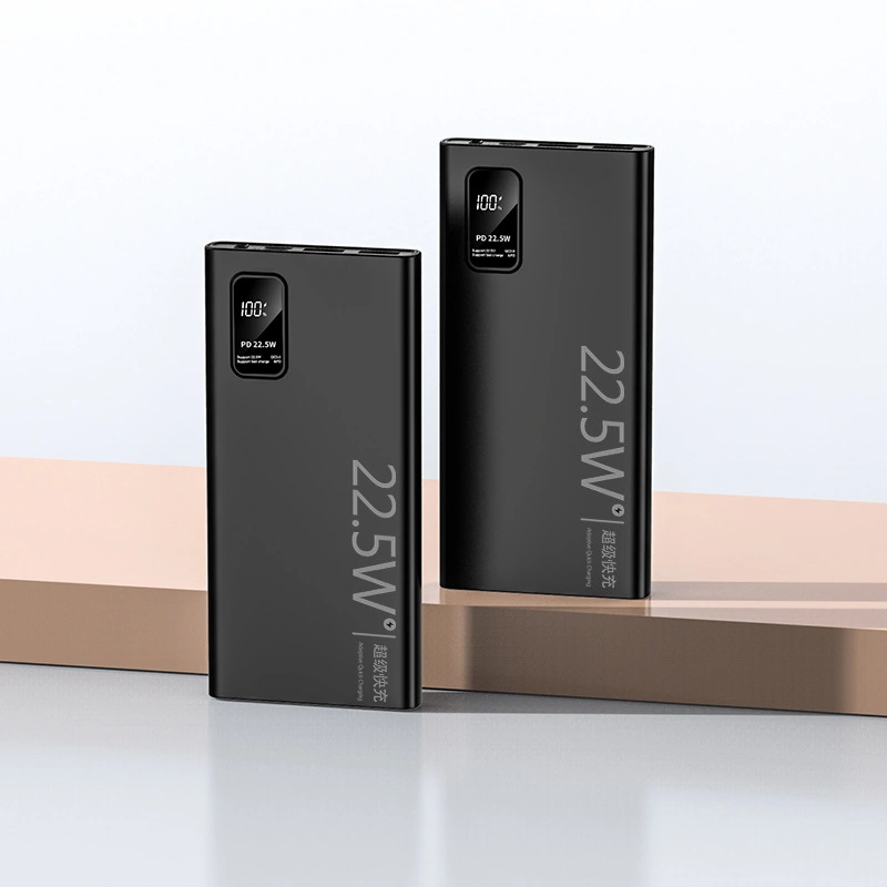 Two-way Fast Charge Power Bank Large Capacity Portable Ultra-thin Portable Power Source