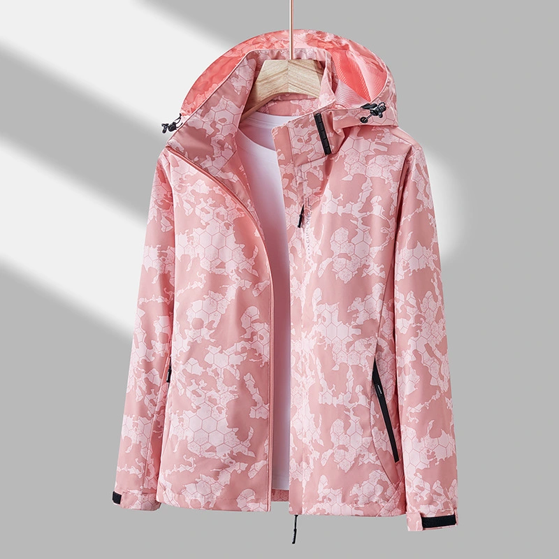 Fashion Camouflage Couple Shell Jacket