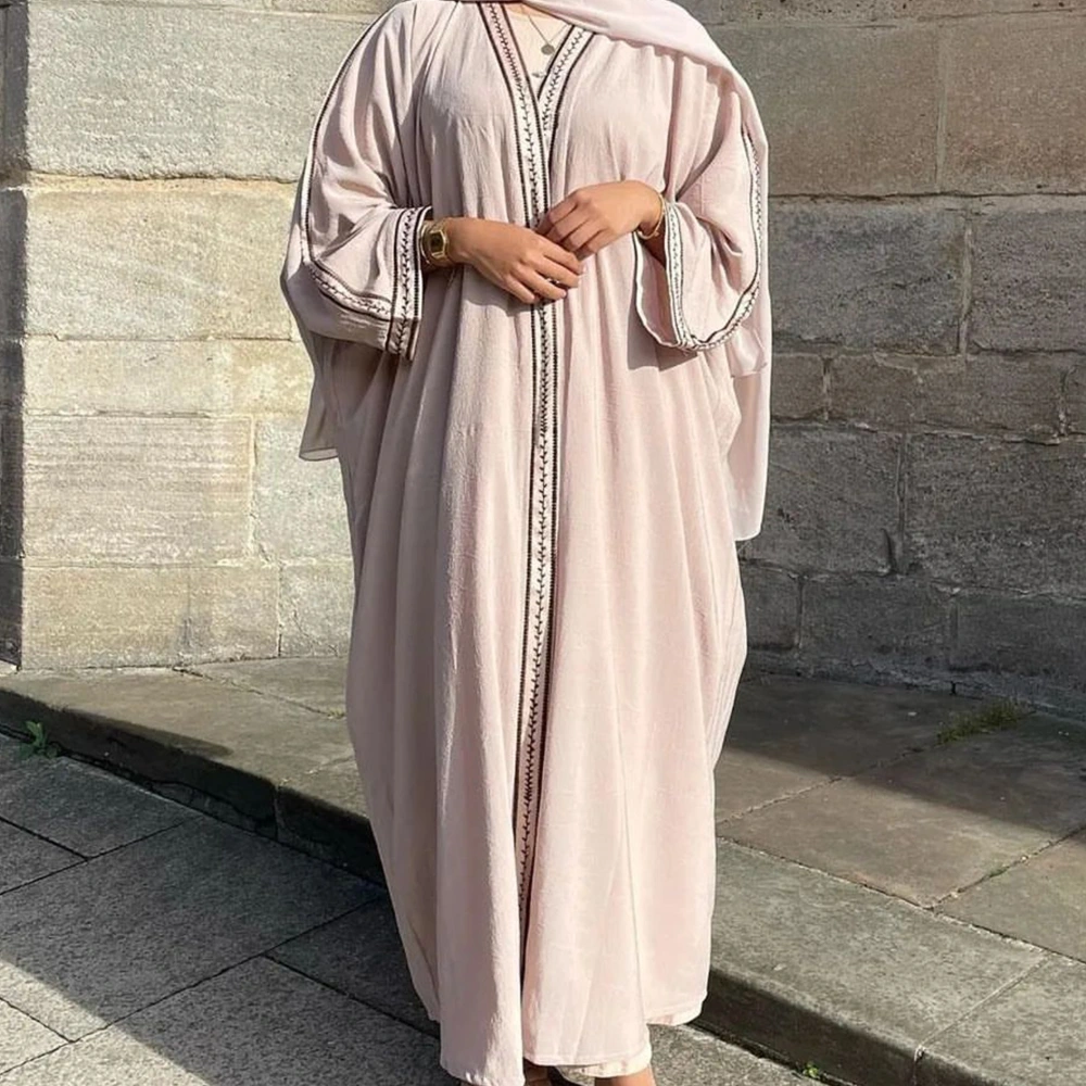 Embroidered Lace Dress Robe