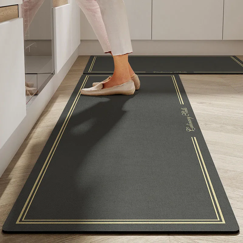 Diatom Ooze Oil-absorbing Kitchen Floor Mat