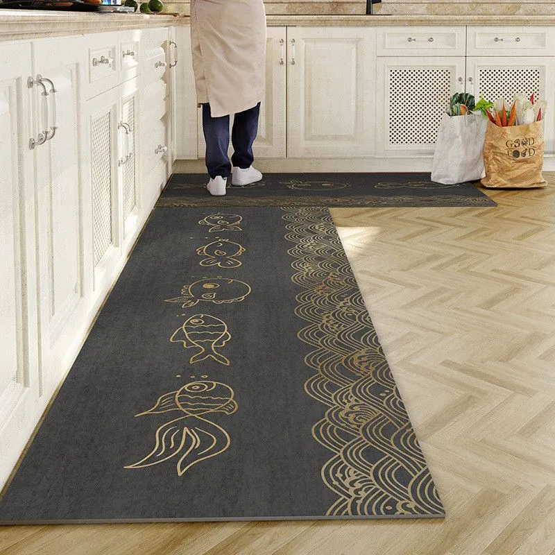 Diatom Ooze Oil-absorbing Kitchen Floor Mat