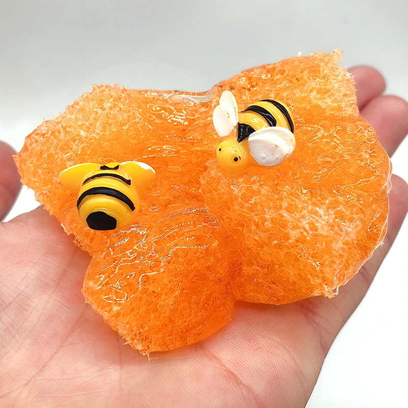 Home Fashion Simple Honeycomb Thai Transparent Crystal Mud Toys