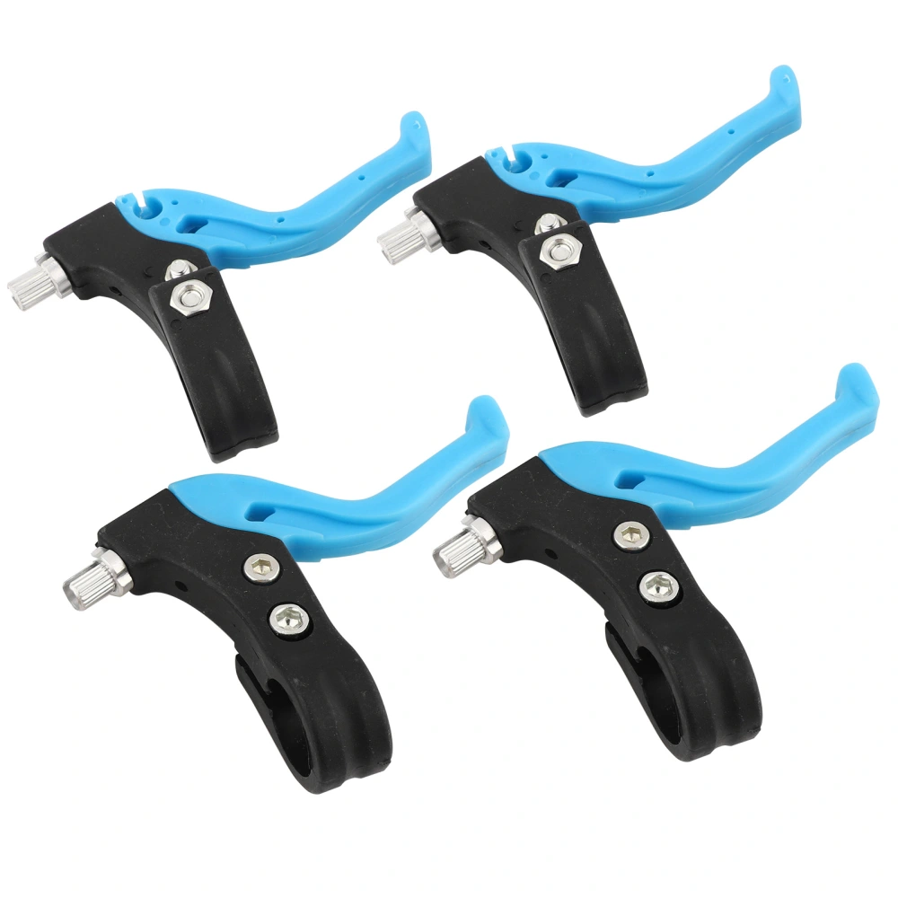 Children Bicycle Brake Levers Ergonomic Adjutable Handle for 22.2mm/0.9in Handlebar Diameter Black Blue