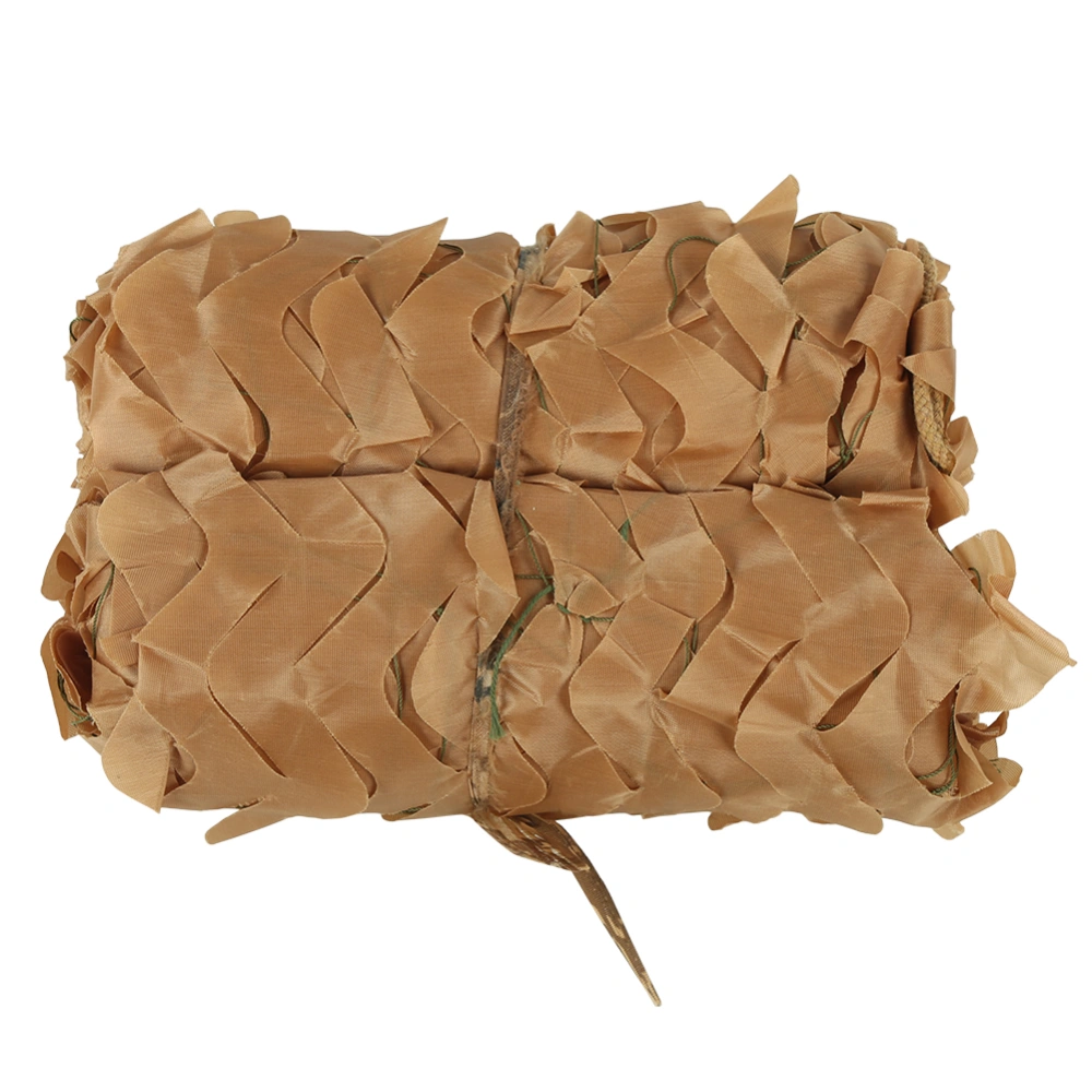 Outdoor Military Camouflage Net Netting for Hunting Shooting Camping Sunscreen Net Shelter(Brown 2*4)