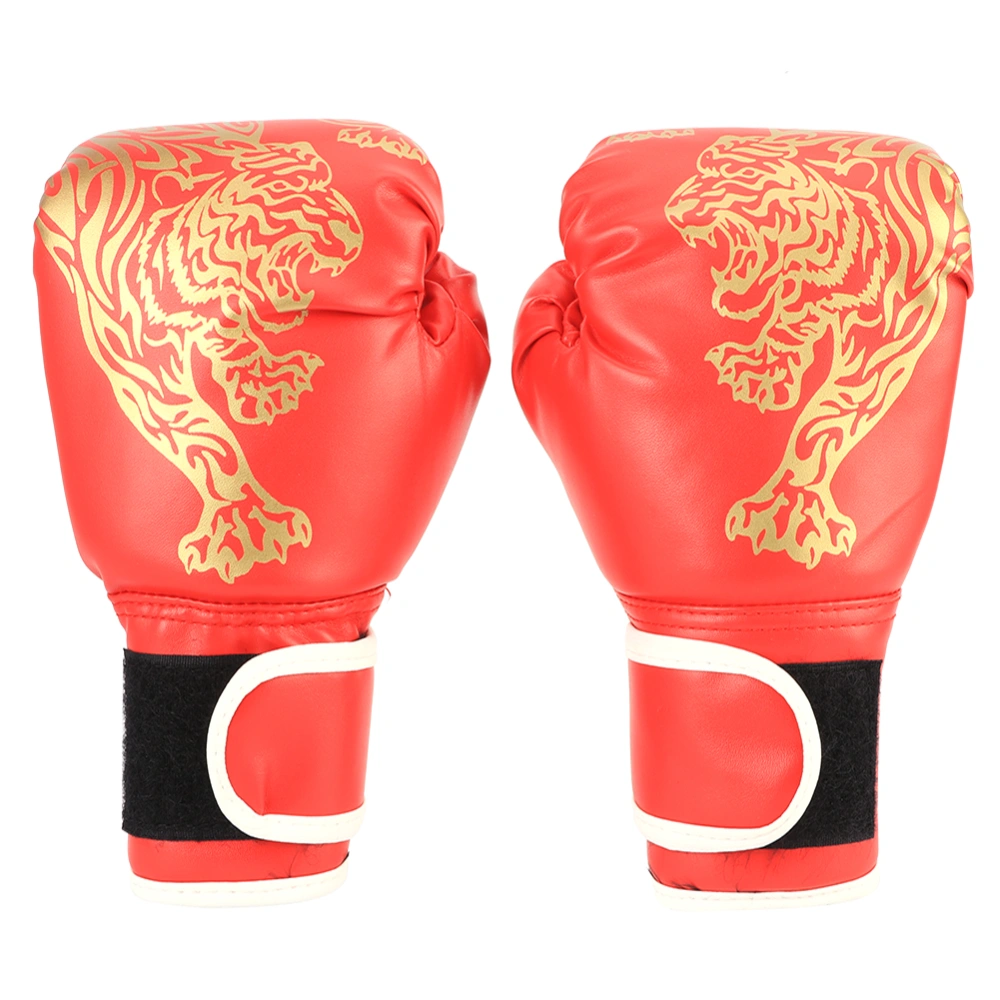 Red Taekwondo Boxing Gloves Bodybuilding Exercise Sanda Fighting for Adults/ChildrenRed Children