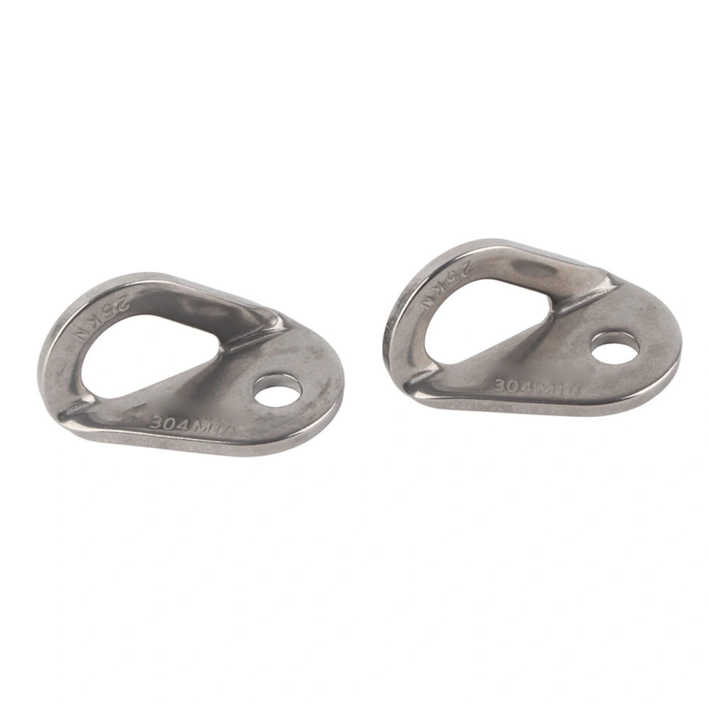 2Pcs Mountain Climbing Bolt Hanger 304 Stainless Steel Outdoor Caving Protection AccessoryM10