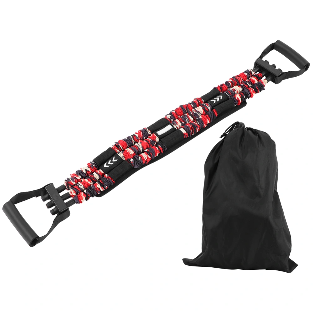 Benching Chest Expander Push Up Bar Chest Press Chest Muscle Trainer Fitness EquipmentRed camouflage