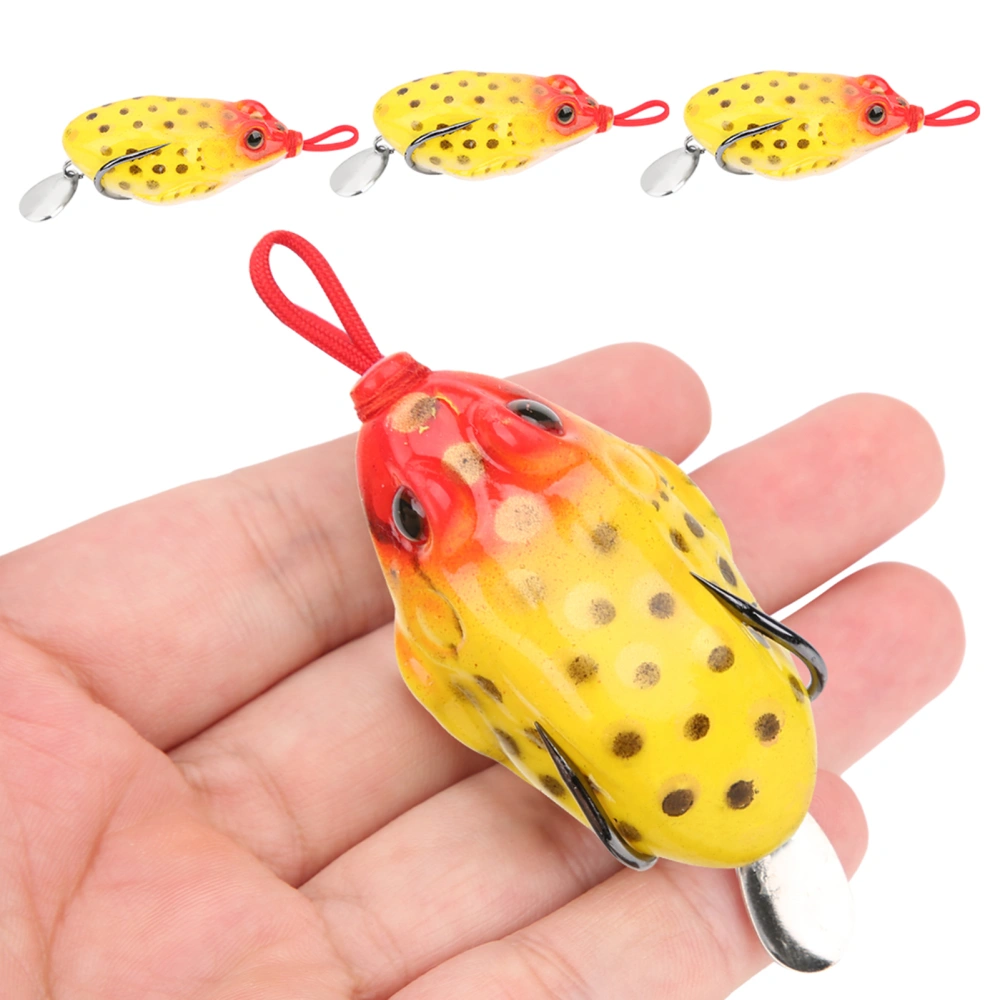 3PCS Sequin Soft Silicone Lure Artificial Simulation Lifelike Bait Fishing Tackle 5.5cm/13g5#