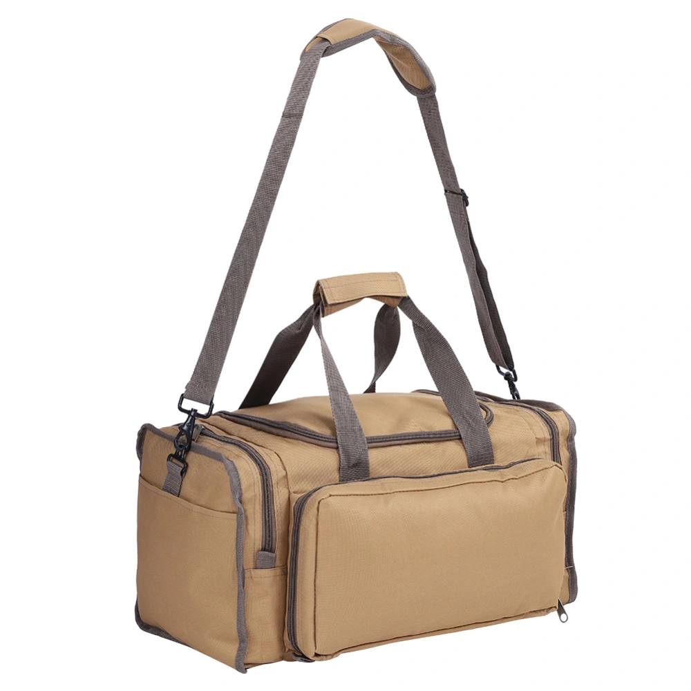 Outdoor Single-shoulder Bag Sports Bag Slanting Cross Handbag for Tactic Shooting(Khaki)